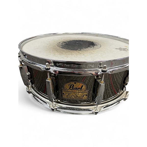 Used Pearl 14X5.5 Chad Smith Snare NICKEL Drum
