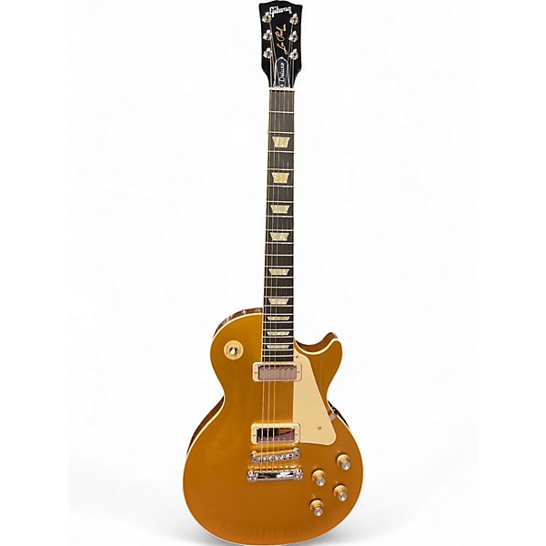 24時間限定タイムセール Deluxe Paul Les Gibson 2021 Used Gold Body Solid Top ギター