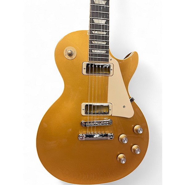 Used 2021 Gibson Les Paul Deluxe Gold Top Solid Body
