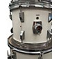 Vintage 1970s Pearl 4 Piece International White Drum Kit