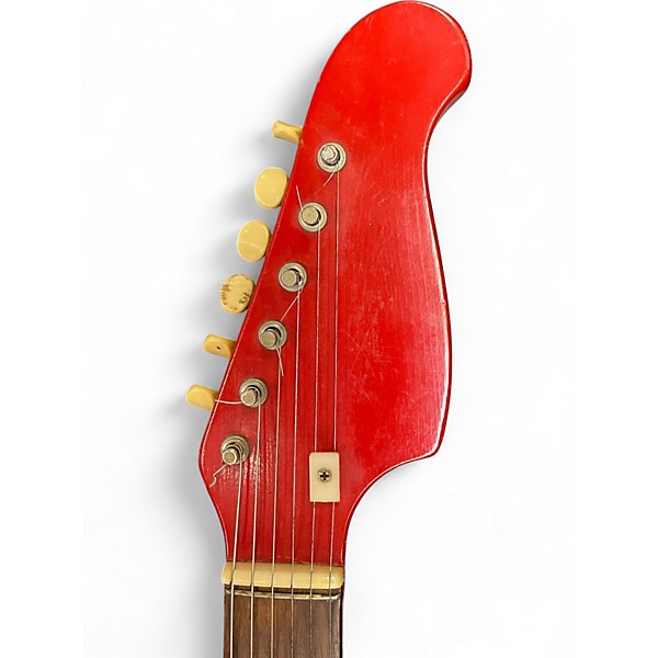 Vintage 1961 Airline Res-o-Glass Red Solid Body Electric Guitar