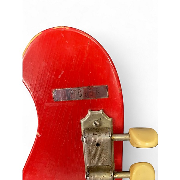 Vintage 1961 Airline Res-o-Glass Red Solid Body Electric Guitar