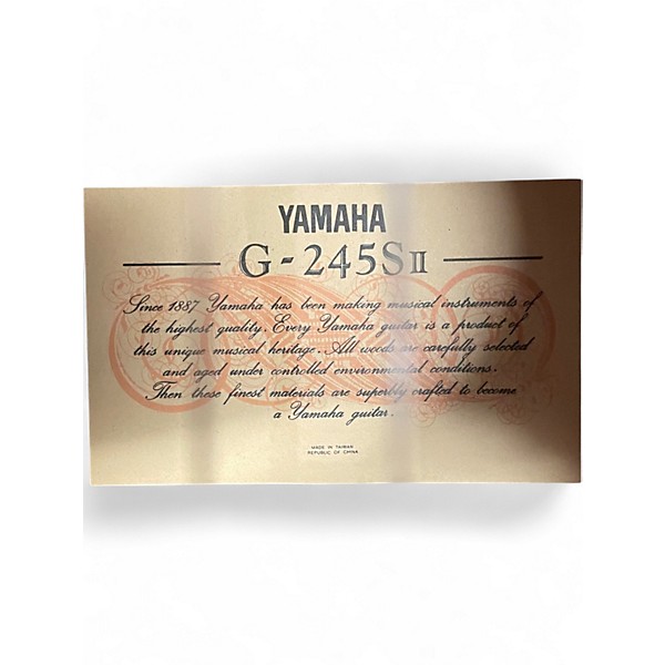 Used 1980s Yamaha G-245S II CEDAR ROSEWOOD Classical Acoustic Guitar