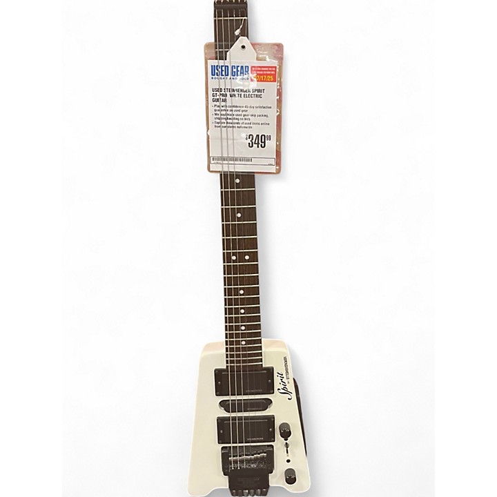 Used Steinberger SPIRIT GT-PRO WHITE Electric Guitar WHITE