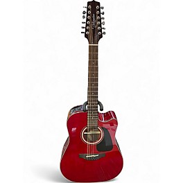 Used Takamine GD30CE-12 Candy Apple Red 12 String Acoustic Electric Guitar