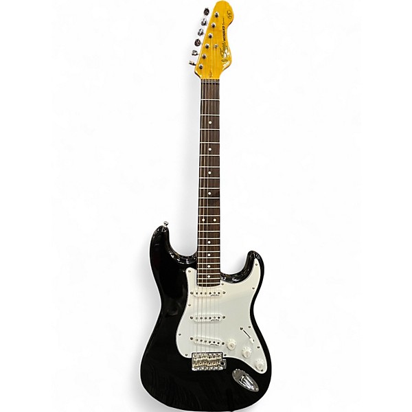 Used Kay Vintage Reissue Guitars V6 Black Solid Body Electric Guitar
