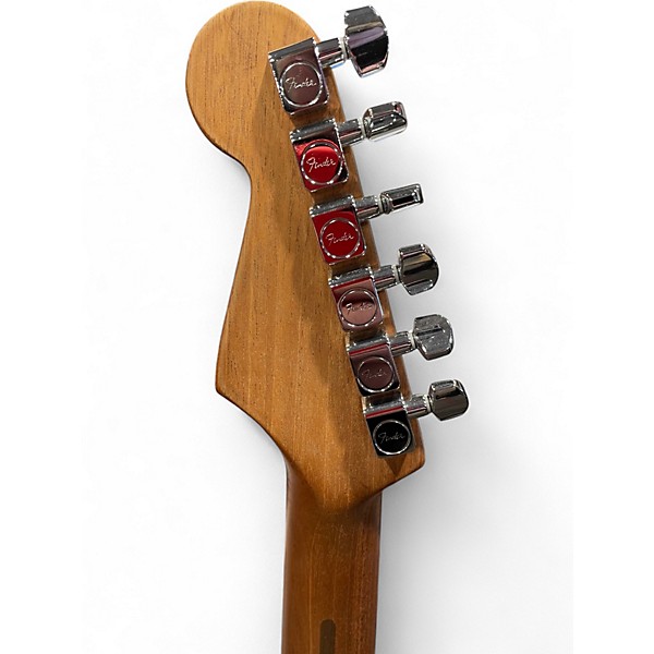 Used Fender American Acoustasonic Stratocaster BLACK Acoustic Electric Guitar