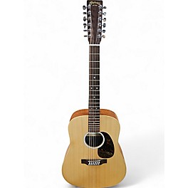 Used Martin D-X2 Natural 12 String Acoustic Electric Guitar