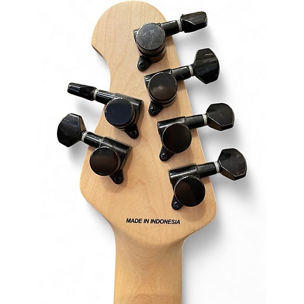 Used Sterling by Music Man John Petrucci JP60 Stealth Black Solid Body Electric Guitar