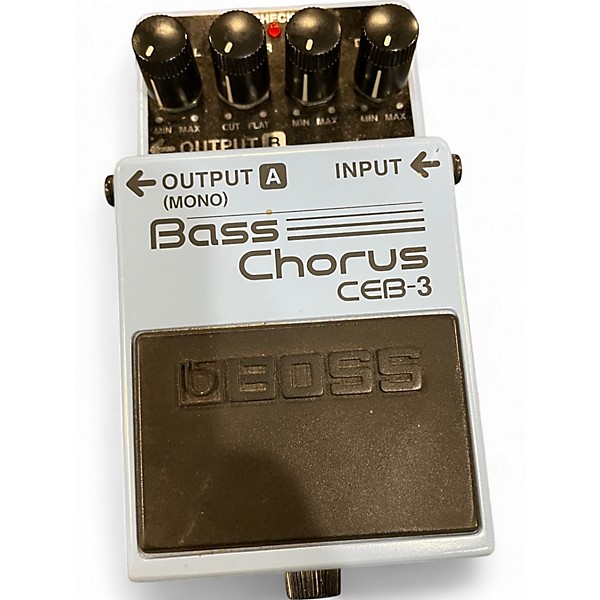 Used BOSS CEB3 Bass Chorus Bass Effect Pedal | Guitar Center
