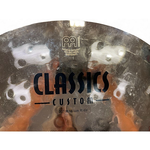 Used MEINL 20in Classics Custom Medium Ride Cymbal