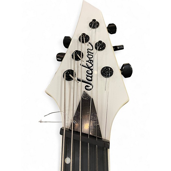 Used Jackson DINKY HT6  White Solid Body Electric Guitar