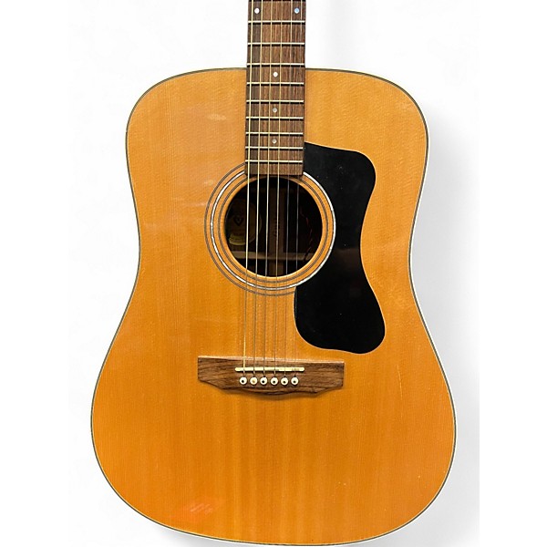 Used Guild d 150 Natural Acoustic Electric Guitar