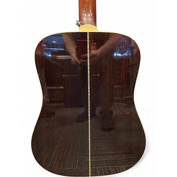 Used Guild d 150 Natural Acoustic Electric Guitar