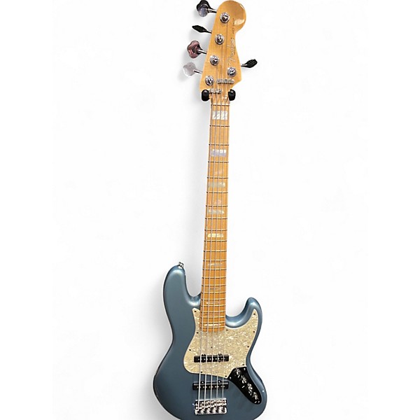 Used Fender Custom Shop Custom Classic Metallic Ice Blue Electric Bass Guitar