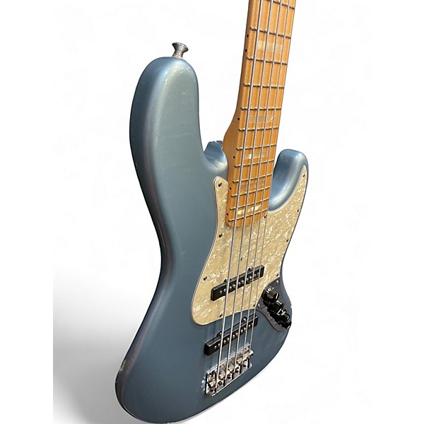 Used Fender Custom Shop Custom Classic Metallic Ice Blue Electric Bass Guitar