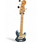 Used Fender Custom Shop Custom Classic Metallic Ice Blue Electric Bass Guitar