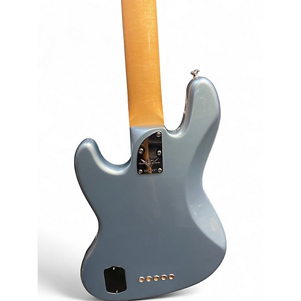 Used Fender Custom Shop Custom Classic Metallic Ice Blue Electric Bass Guitar