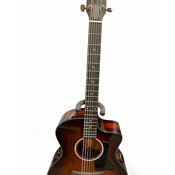 Used Taylor 224CEKDLX Shaded Edge Burst Acoustic Electric Guitar