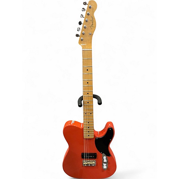 Used Fender noventa telecaster Fiesta Red Solid Body Electric Guitar