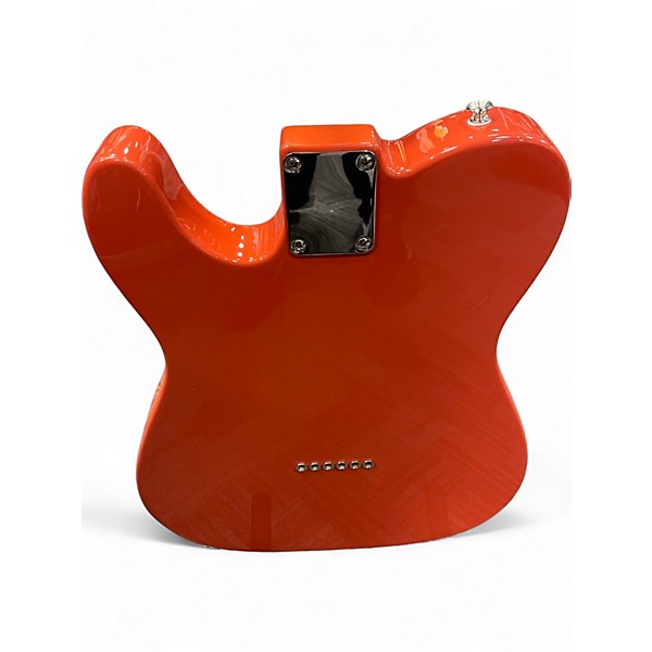 Used Fender noventa telecaster Fiesta Red Solid Body Electric Guitar