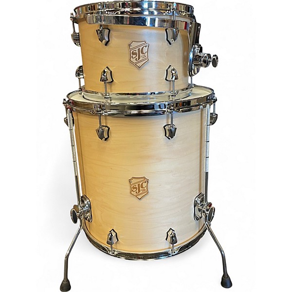 Used SJC Drums 3 Piece Tour Series 3 Piece Satin Natural Drum Kit