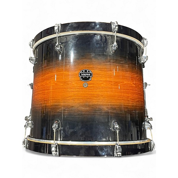 Used Mapex 6 Piece Armory Caribbean Burst Drum Kit