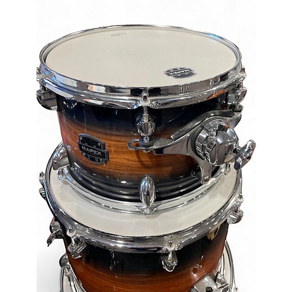 Used Mapex 6 Piece Armory Caribbean Burst Drum Kit