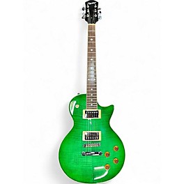 Used Xaviere XV500 Green Solid Body Electric Guitar
