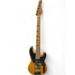 Used Schecter Guitar Research Model T 5 Natural Electric Bass Guitar