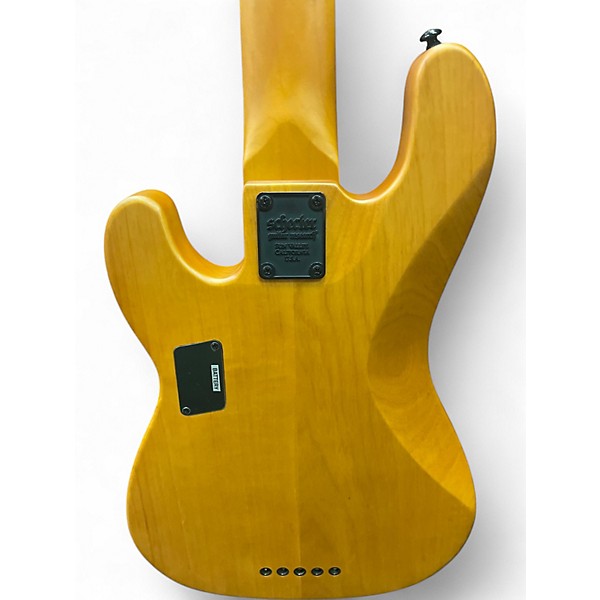 Used Schecter Guitar Research Model T 5 Natural Electric Bass Guitar