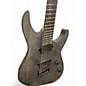 Used ESP LTD M-1000MS TRANS BLACK FLAME Solid Body Electric Guitar