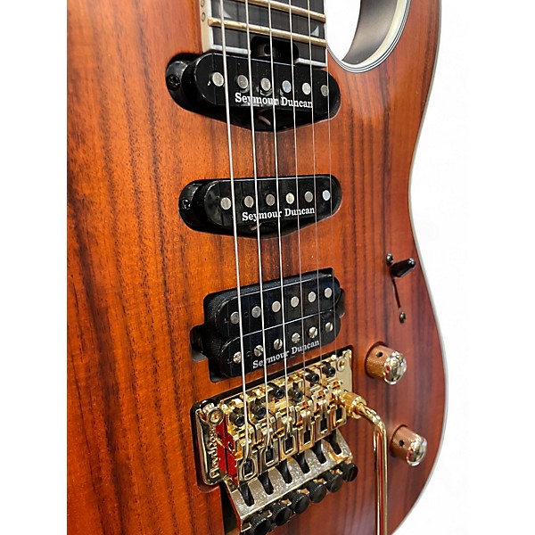 Used Jacksin  SLA 3W NATURAL WALNUT  Solid Body Electric Guitar