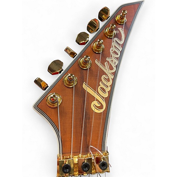 Used Jacksin  SLA 3W NATURAL WALNUT  Solid Body Electric Guitar