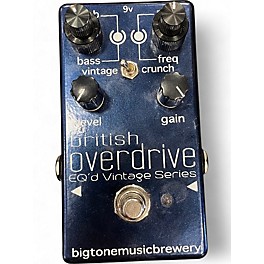 Used Big Tone Brewery BRITISH OVERDRIVE Effect Pedal