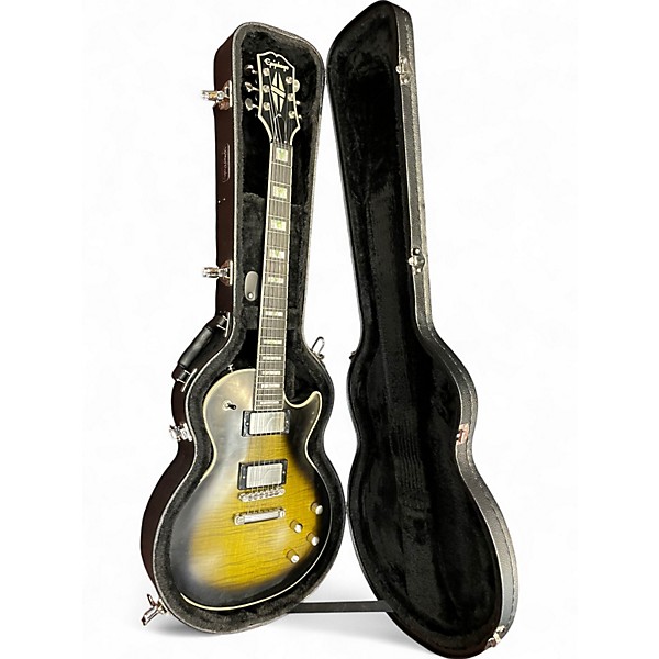 Used Epiphone Prophecy Olive Tiger Aged Solid Body Electric Guitar