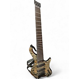 Used Ibanez EHB1506MS Burl Top Electric Bass Guitar