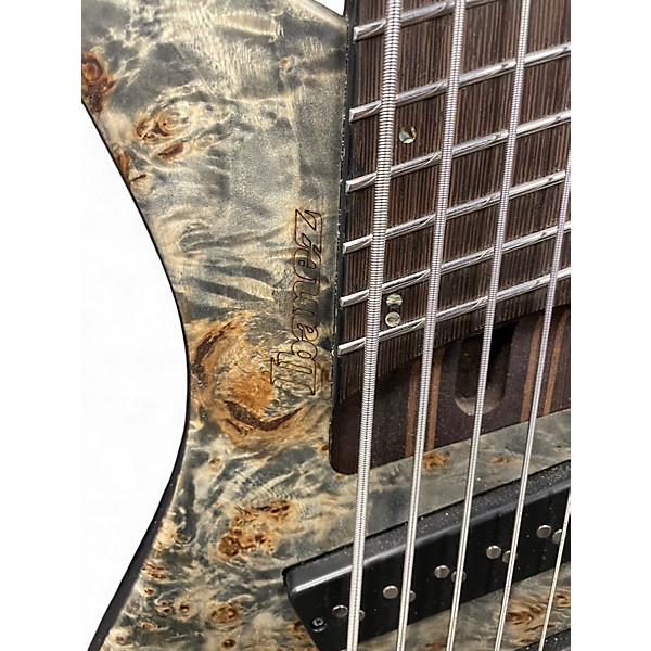 Used Ibanez EHB1506MS Burl Top Electric Bass Guitar