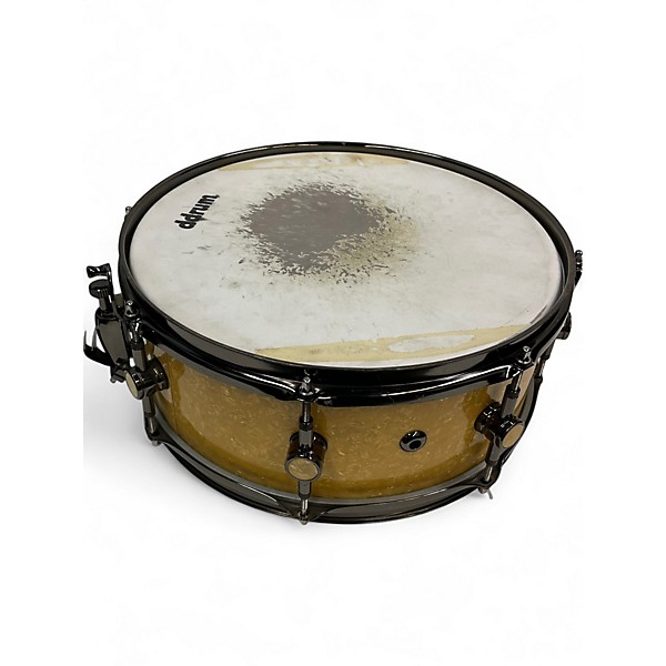 Used ddrum 5.5X14 Reflex snare Antique White Drum