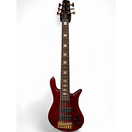Used Spector Euro 6 Black Cherry Electric Bass Guitar