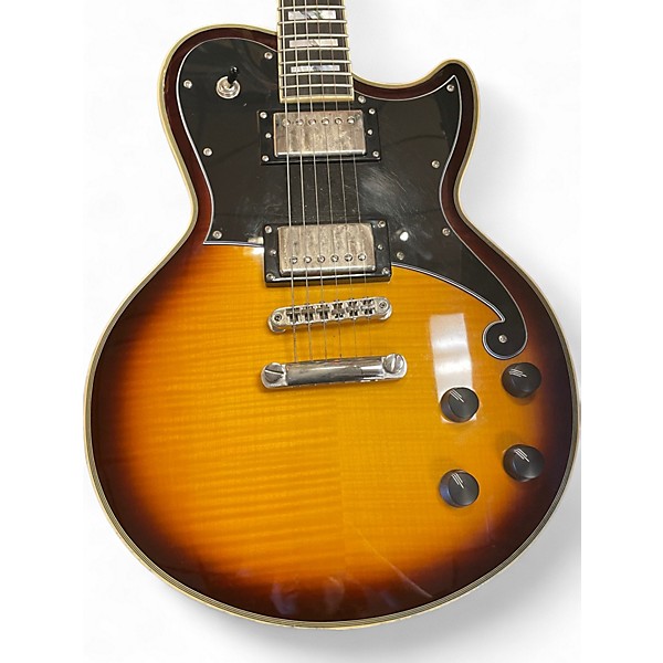 Used D'Angelico Deluxe Atlantic Vintage Sunburst Solid Body Electric Guitar