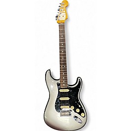 Used Fender American Professional II Stratocaster Black and Silver Solid Body Electric Guitar