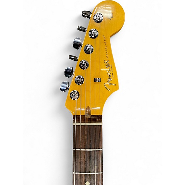 Used Fender American Professional II Stratocaster Black and Silver Solid Body Electric Guitar