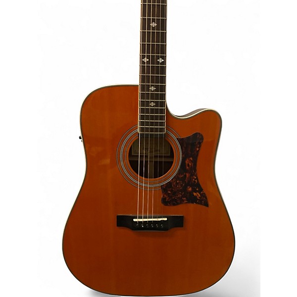 Used Epiphone Masterbuilt DR-500MCE Natural Acoustic Electric Guitar