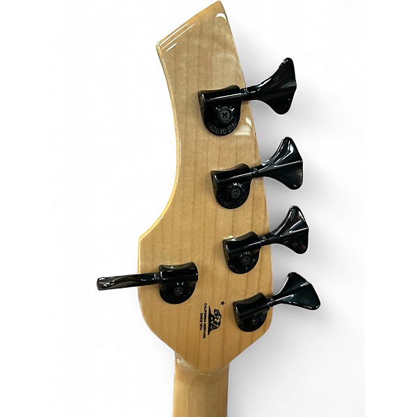 Used Ernie Ball Music Man Bongo 5 HH MANTIS GREEN Electric Bass Guitar