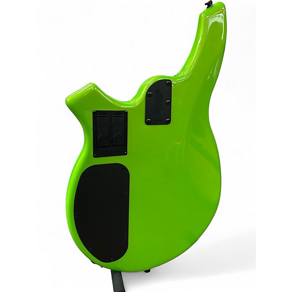 Used Ernie Ball Music Man Bongo 5 HH MANTIS GREEN Electric Bass Guitar