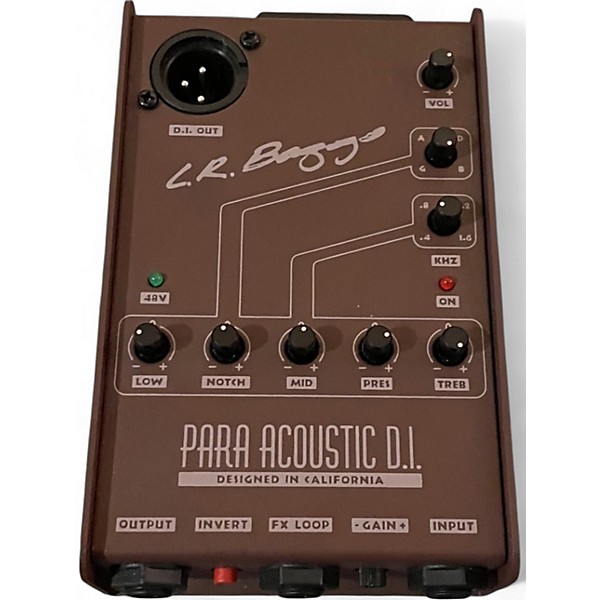 Used LR Baggs Para Acoustic DI Direct Box Pre With EQ Direct Box