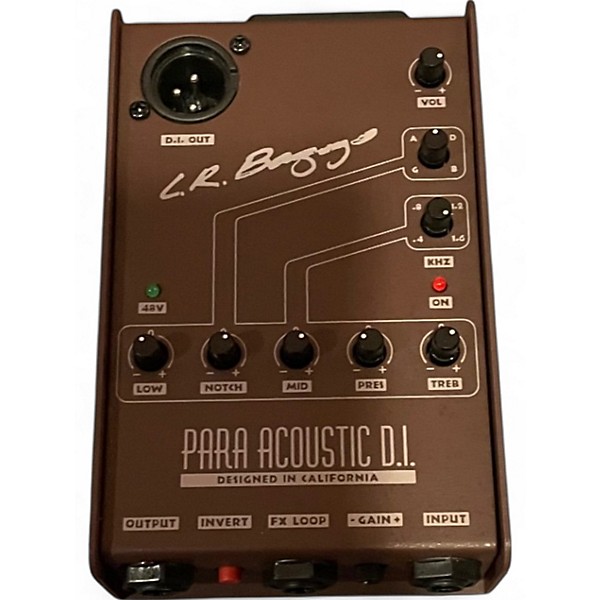 Used LR Baggs Para Acoustic DI Direct Box Pre With EQ Direct Box