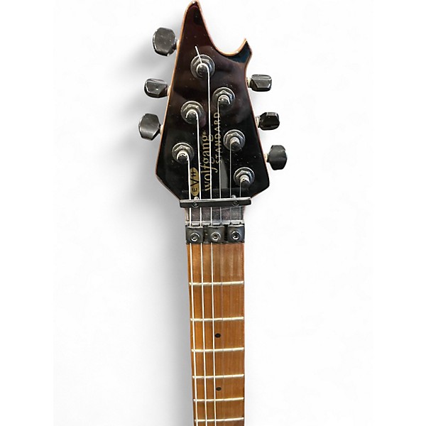 Used EVH Wolfgang Standard Silver Sparkle Solid Body Electric Guitar