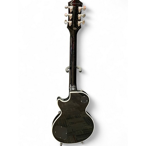 Used Epiphone Les Paul Custom Silverburst Solid Body Electric Guitar